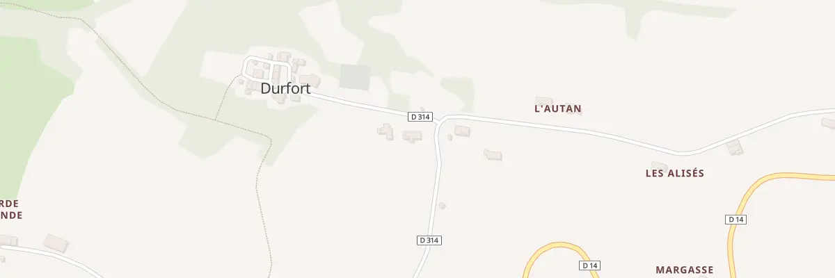 Plan du 5008 Durfort à Durfort