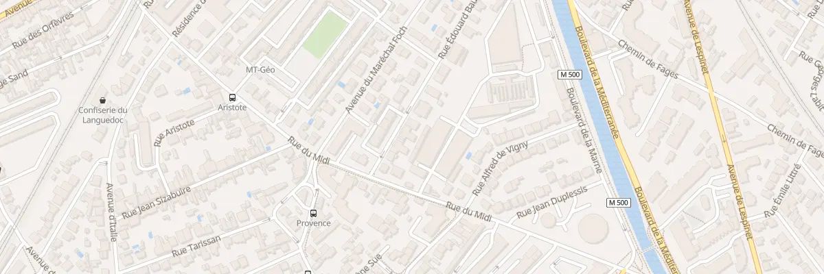 Plan du 31 Rue Edouard Baudrimont à Toulouse