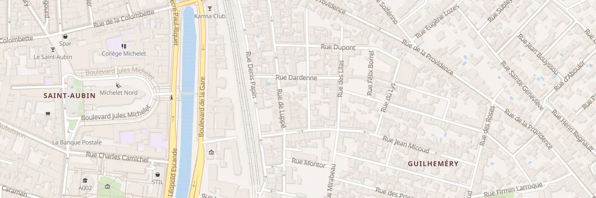 Plan du 11B Rue Coupeau à Toulouse