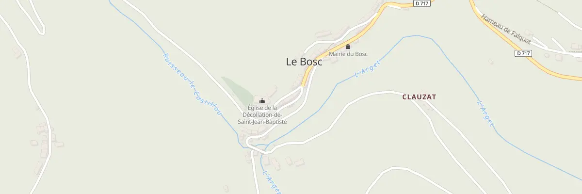 Plan du 2 Rte de Caffelle au Bosc