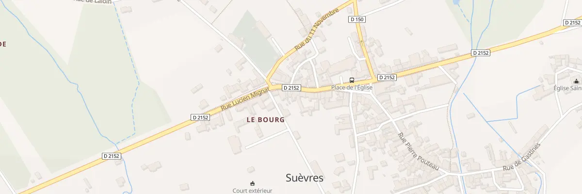 Plan du 23 Rue Lucien Mignat à Suèvres