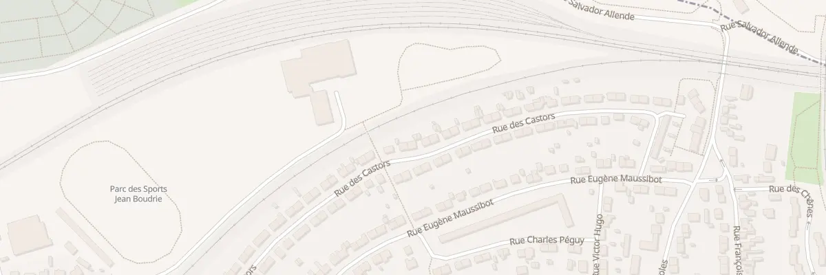 Plan du 62 Rue des Castors à Lucé