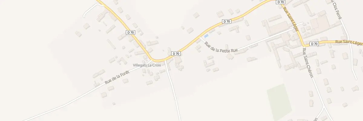 Plan du 14 Rue St Leger à Villegats