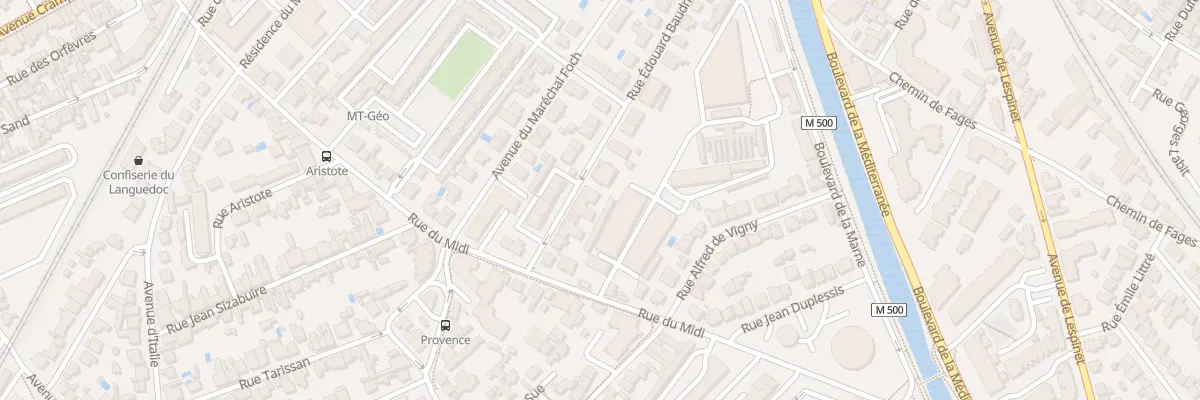 Plan du 29 Rue Edouard Baudrimont à Toulouse
