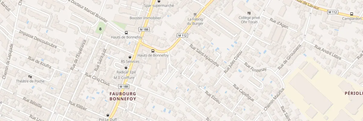 Plan du 48B Rue Estieu à Toulouse