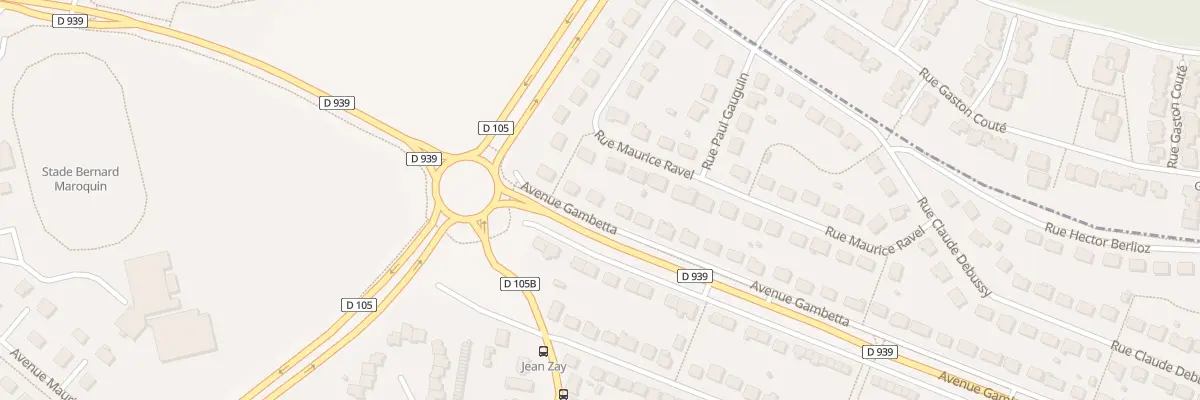 Plan du 108 Av Gambetta à Mainvilliers