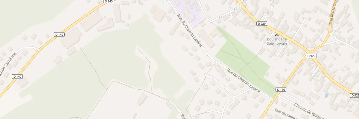 Plan du 10 Rue du Chem Lateral à Villemeux-sur-Eure