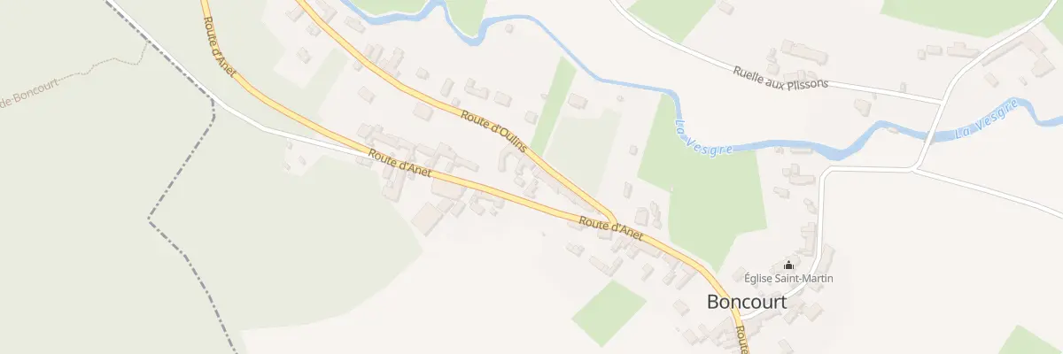 Plan du 3 Rte d’Oulins à Boncourt
