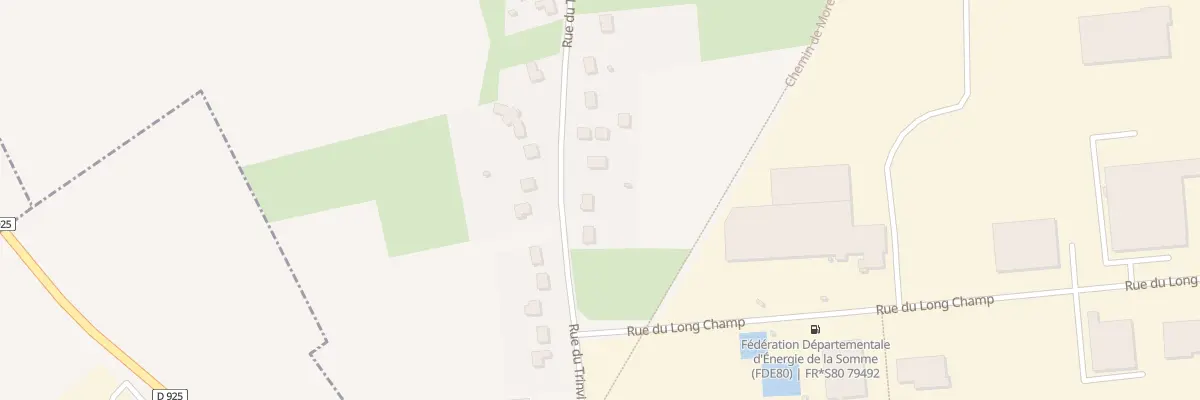 Plan du 1221 Rue du Trinvil à Saint-Quentin-la-Motte-Croix-au-Bailly