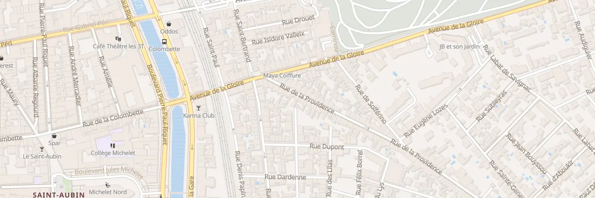 Plan du 16 Rue de la Providence à Toulouse