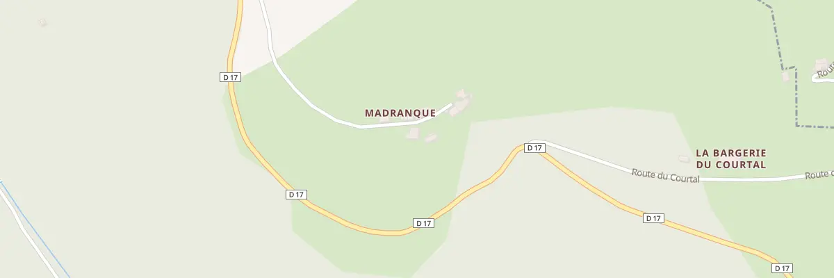 Plan du 23 Madranque au Bosc
