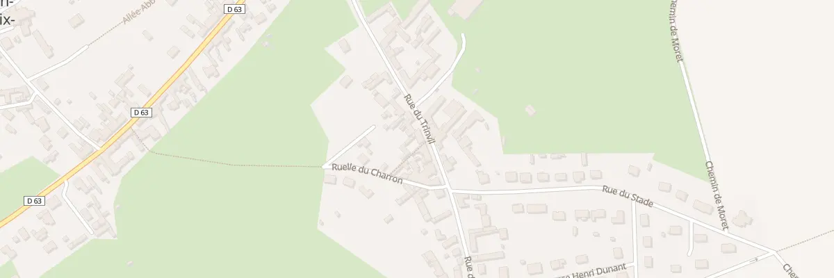Plan du 280 Rue du Trinvil à Saint-Quentin-la-Motte-Croix-au-Bailly