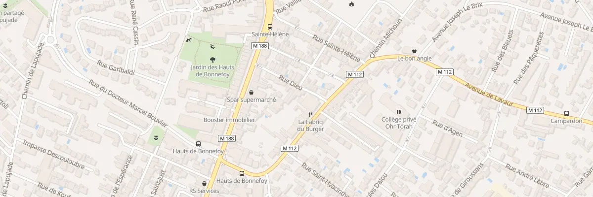 Plan du 18 Rue Dieu à Toulouse