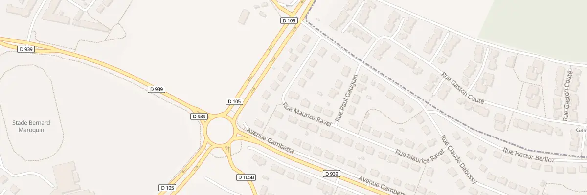 Plan du 24 Rue Maurice Ravel à Mainvilliers
