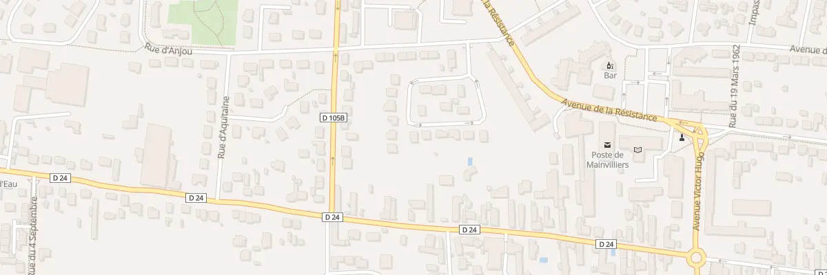 Plan du 16 Rue Marcel Proust à Mainvilliers