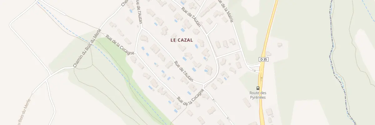 Plan du 33 Rue de l’Autan à Pechbusque