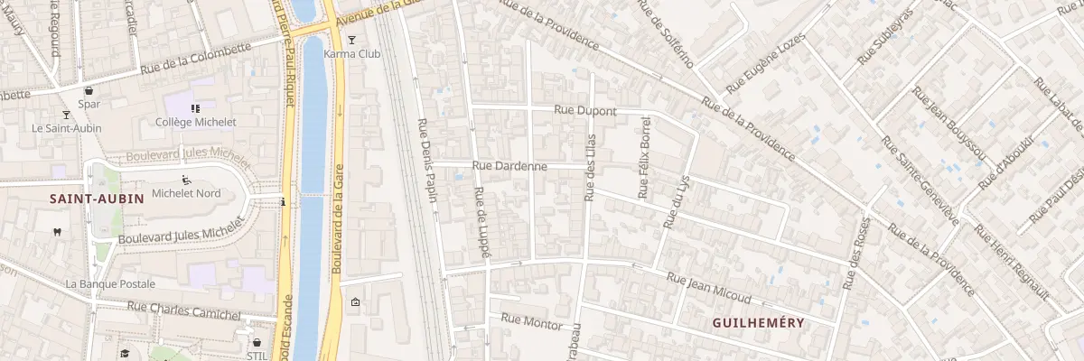Plan du 14 Rue Coupeau à Toulouse