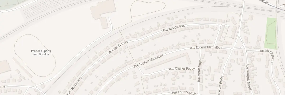 Plan du 41 Rue des Castors à Lucé