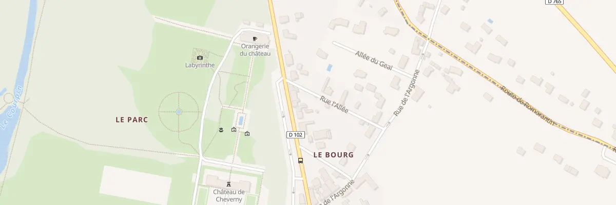Plan du 18 Av du Château à Cheverny