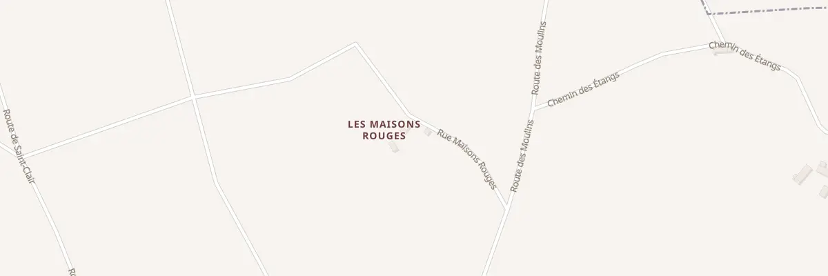 Plan du 10 Maisons Rouges à Méhers