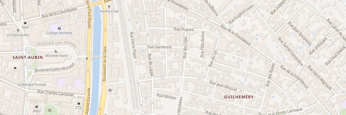 Plan du 12 Rue Coupeau à Toulouse