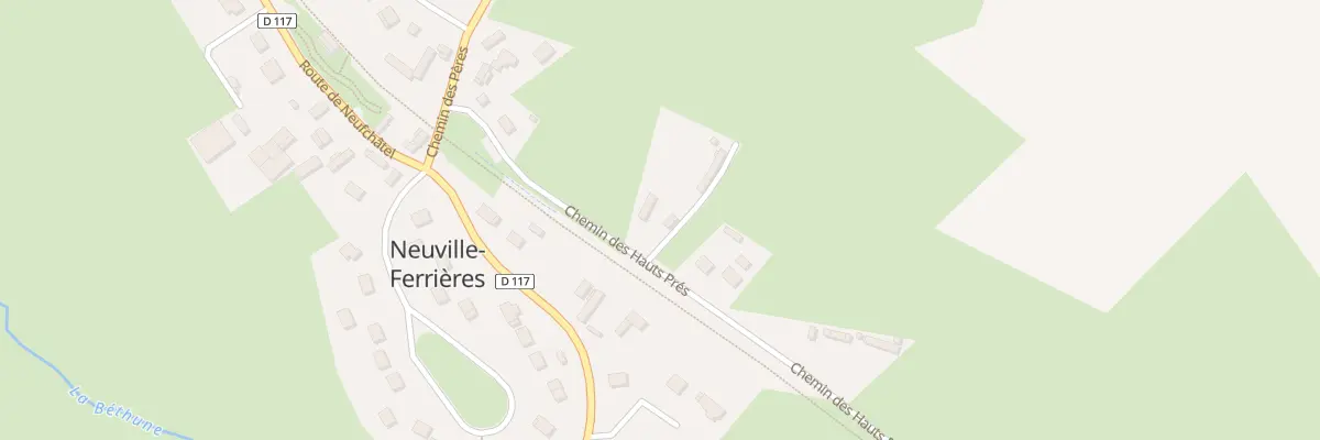 Plan du 177 Che des Hauts Prés à Neuville-Ferrières