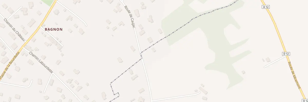 Plan du 376 Rte de Grazac à Caujac