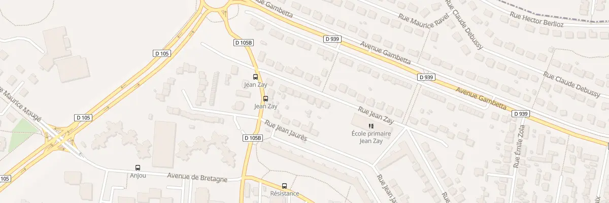 Plan du 33 Rue Jean Zay à Mainvilliers