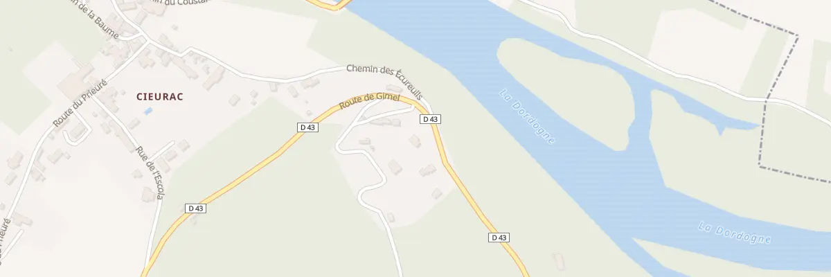 Plan du 798 Rte de Gimel à Lanzac