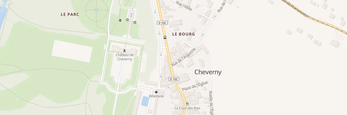Plan du 1 Rue de l’Argonne à Cheverny
