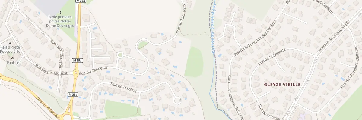 Plan du 12 Rue du Tanneron à Toulouse