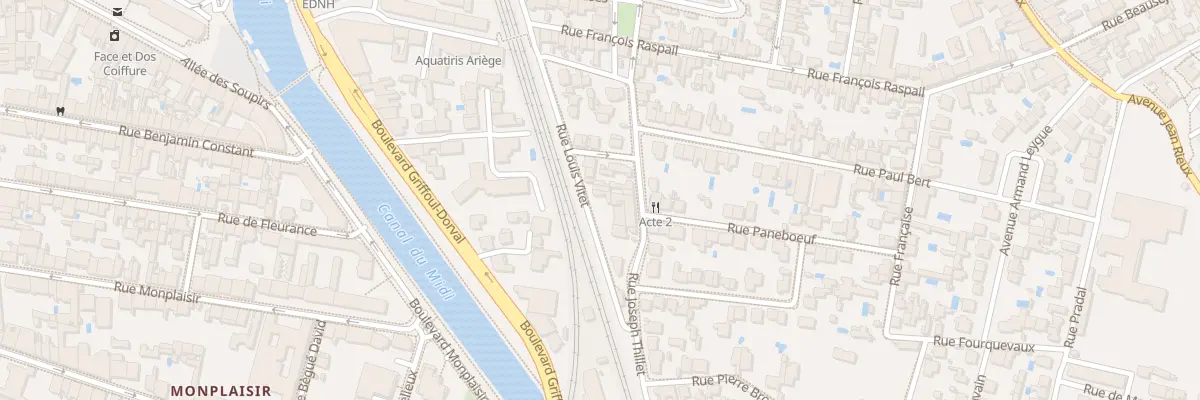Plan du 37 Rue Louis Vitet à Toulouse