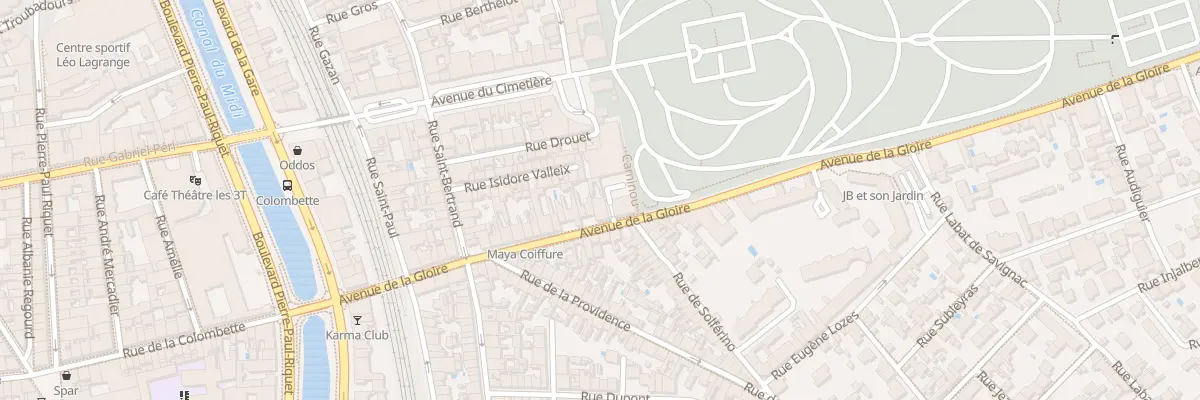 Plan du 41 Av de la Gloire à Toulouse