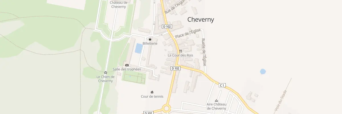 Plan du 18 Rue du Chêne des Dames à Cheverny