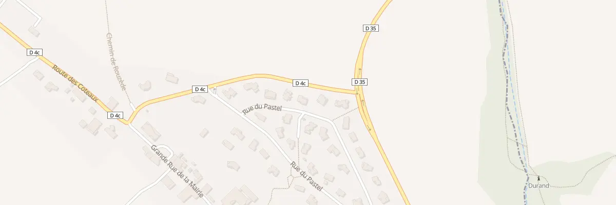 Plan du 9 Rue du Pastel à Pechbusque