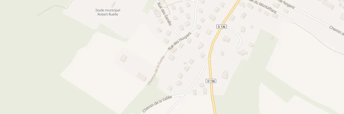 Plan du 1 Che de la Curee à Villemeux-sur-Eure