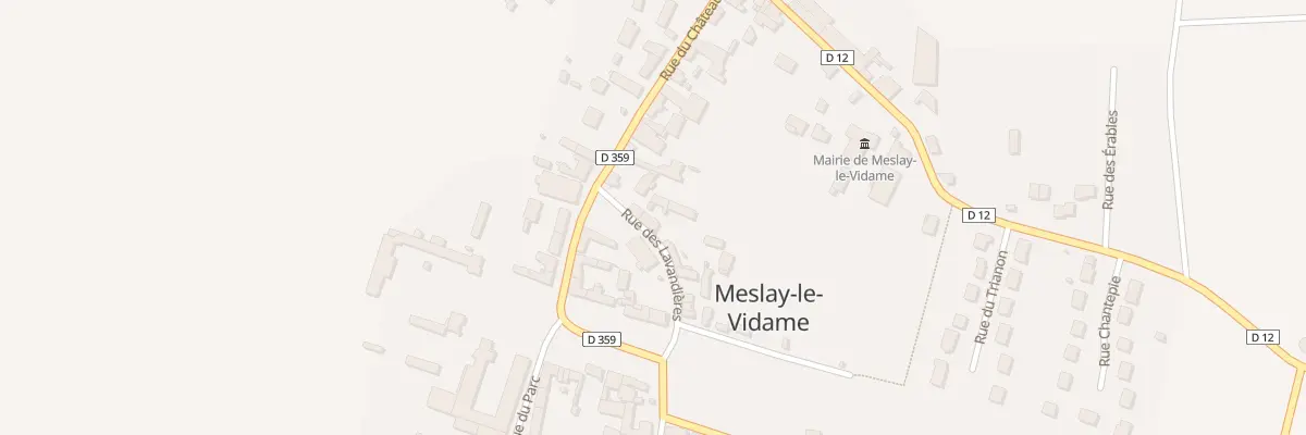 Plan du 1 Rue des Lavandières à Meslay-le-Vidame