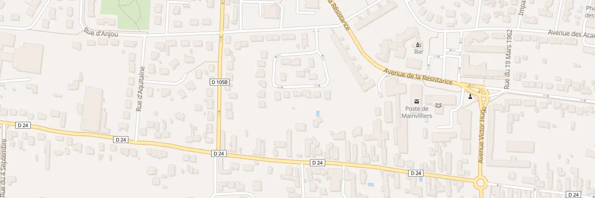 Plan du 20 Rue Marcel Proust à Mainvilliers