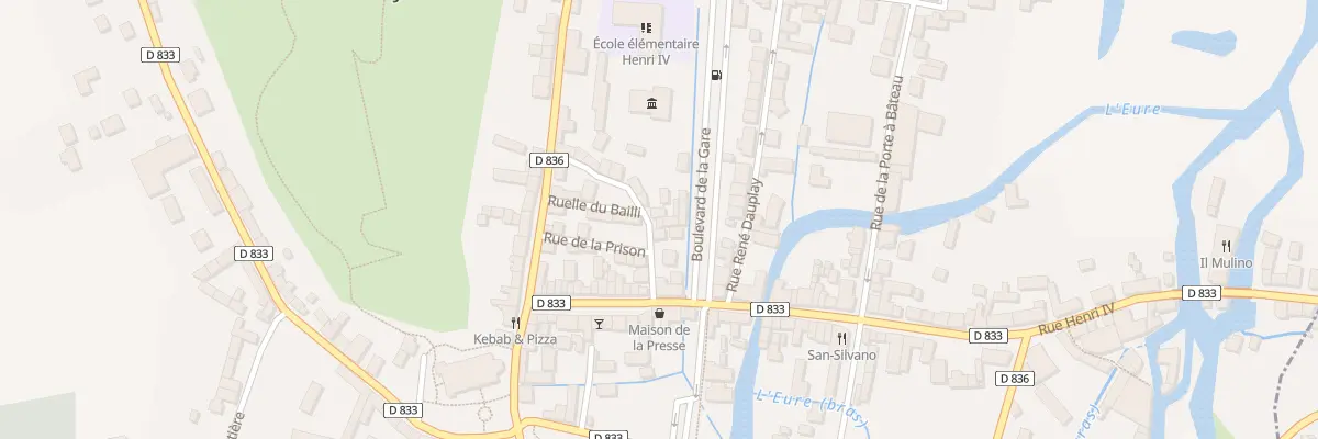 Plan du 12B Rue des Belles Femmes à Ivry-la-Bataille