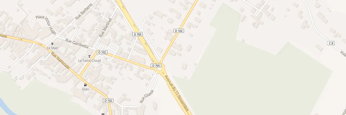 Plan du 4 Av de Verdun à Cour-Cheverny