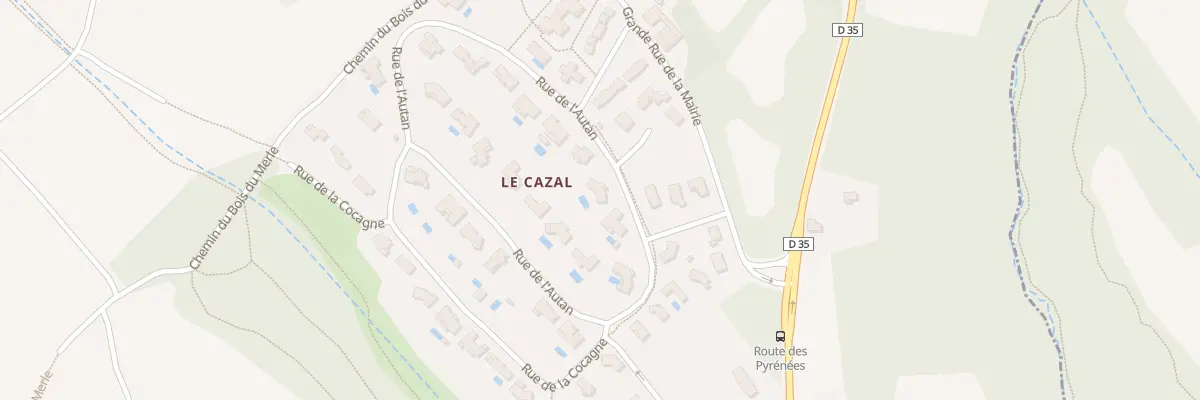 Plan du 9 Rue de l’Autan à Pechbusque