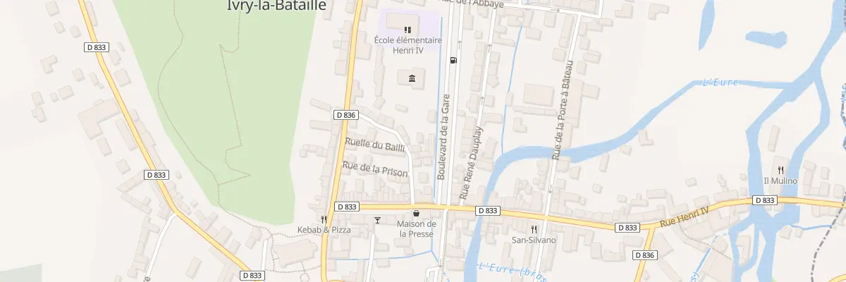 Plan du 14 Rue des Belles Femmes à Ivry-la-Bataille