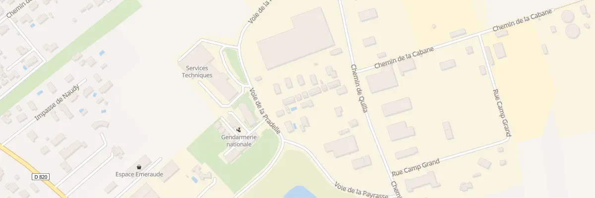 Plan du 53B Che de Quilla à Auterive