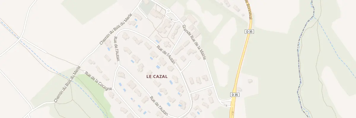 Plan du 9 Rue du Lauragais à Pechbusque