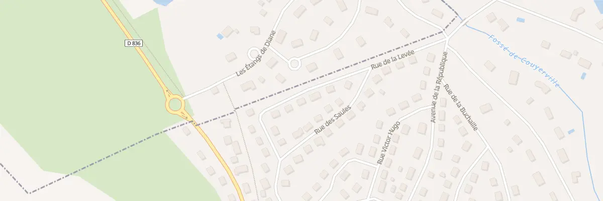 Plan du 6 Rue de la Levée à Ivry-la-Bataille