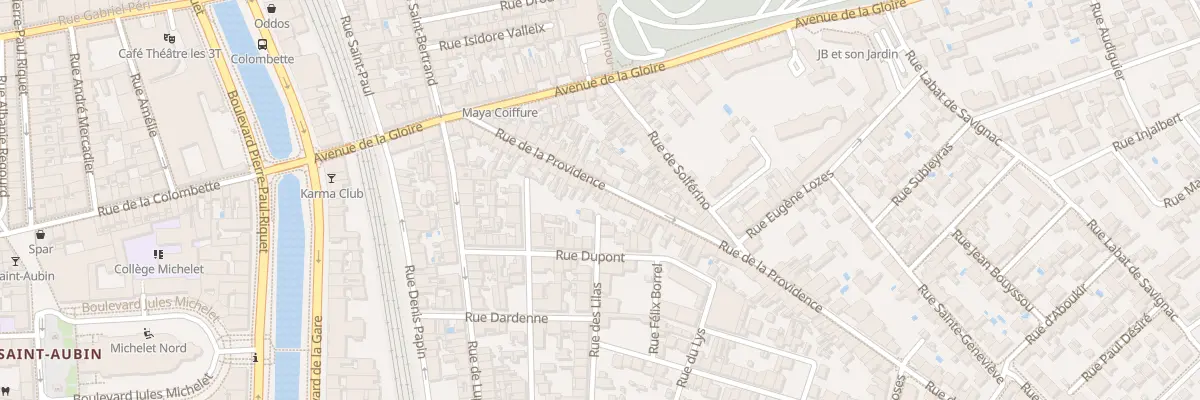 Plan du 34 Rue de la Providence à Toulouse