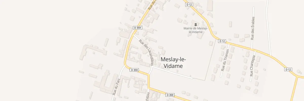 Plan du 9 Rue des Lavandières à Meslay-le-Vidame