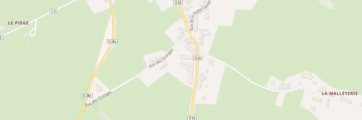 Plan du 5023 Le Bourg à Folles