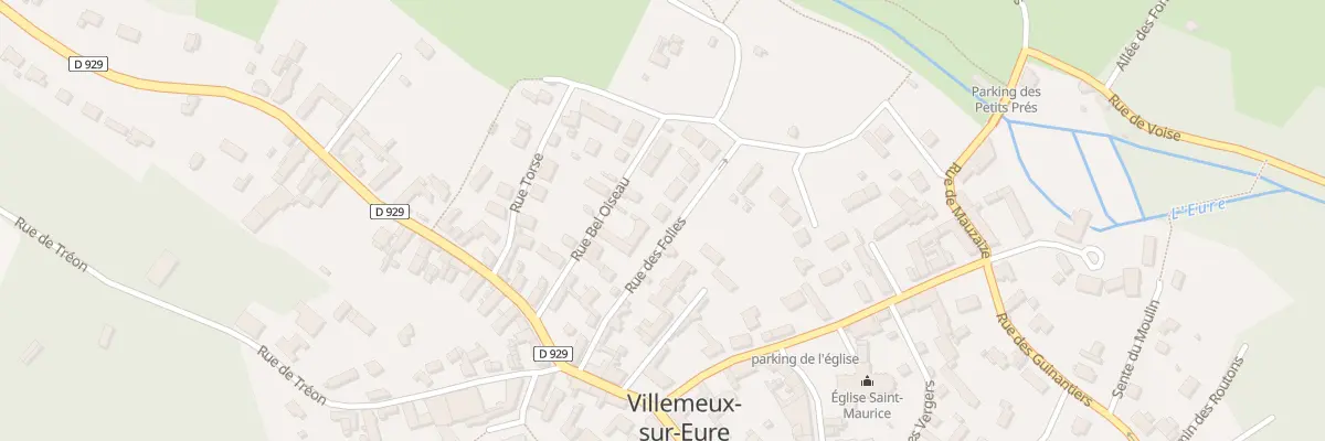 Plan du 3B Rue des Folies à Villemeux-sur-Eure