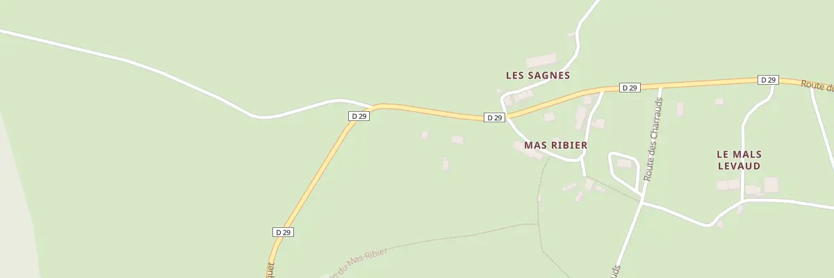 Plan du 20 Mas Ribier à Saint-Martin-Terressus